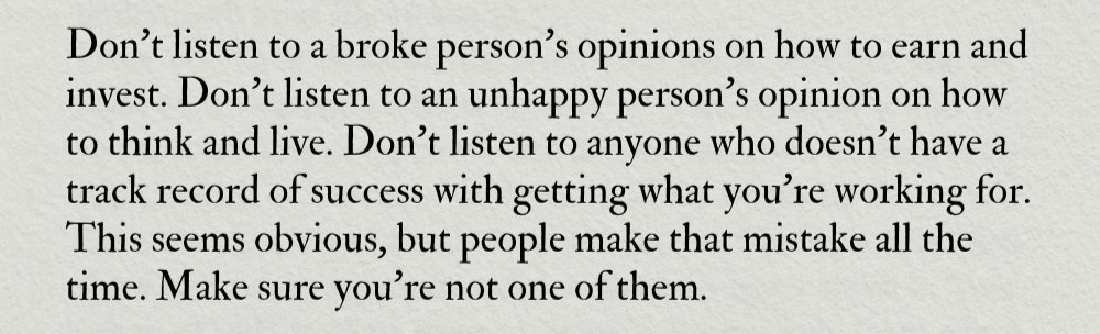 If they don't have what you want, don't listen