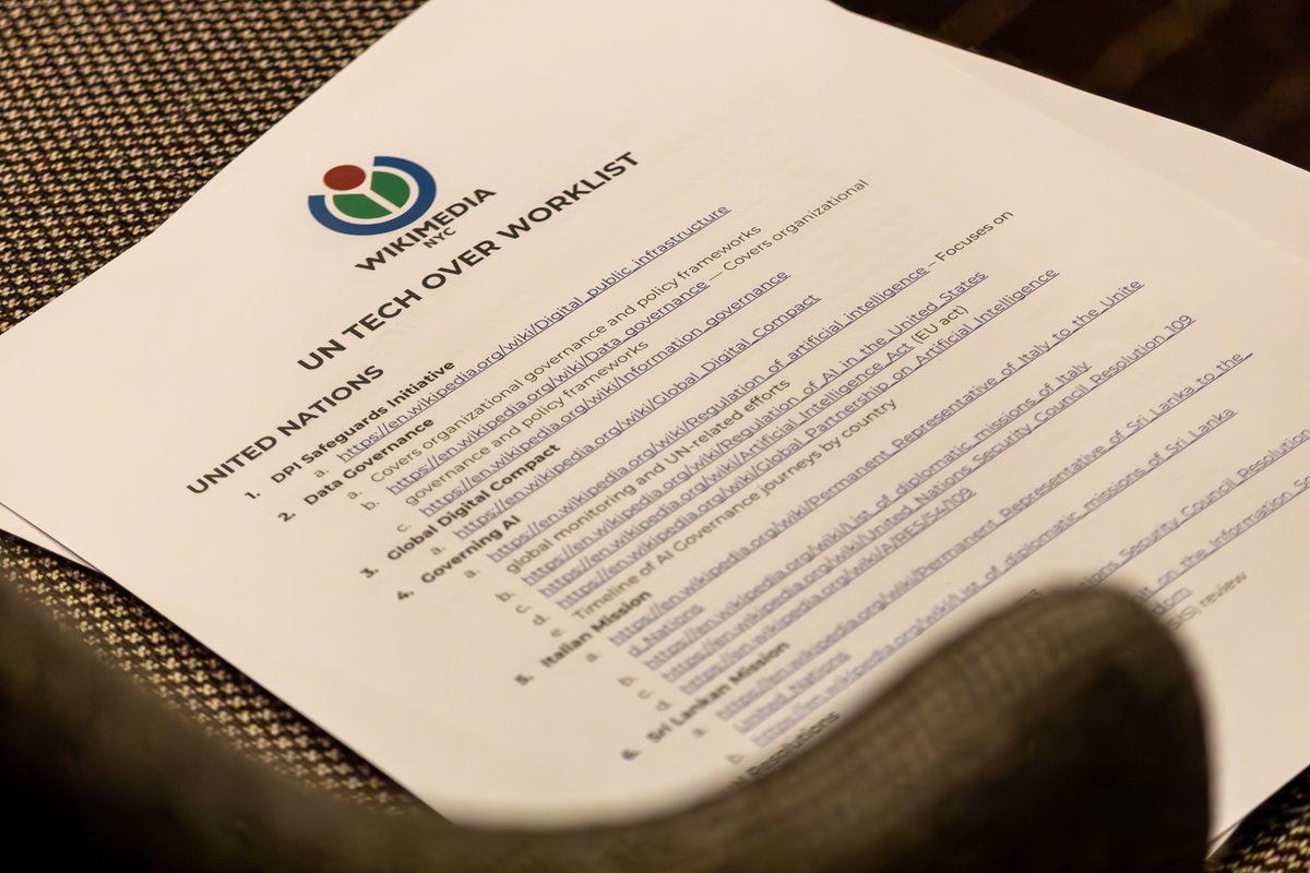 WikimediaNYC's tweet image. Last week, in collaboration with @Wikimedia, @UN, @ItalyUN_NY and the UN Mission for Sri Lanka, we held the largest Wikipedia edit-a-thon at the United Nations! Take a read of this Diff post to learn more about what we achieved: diff.wikimedia.org/2025/06/18/ins…