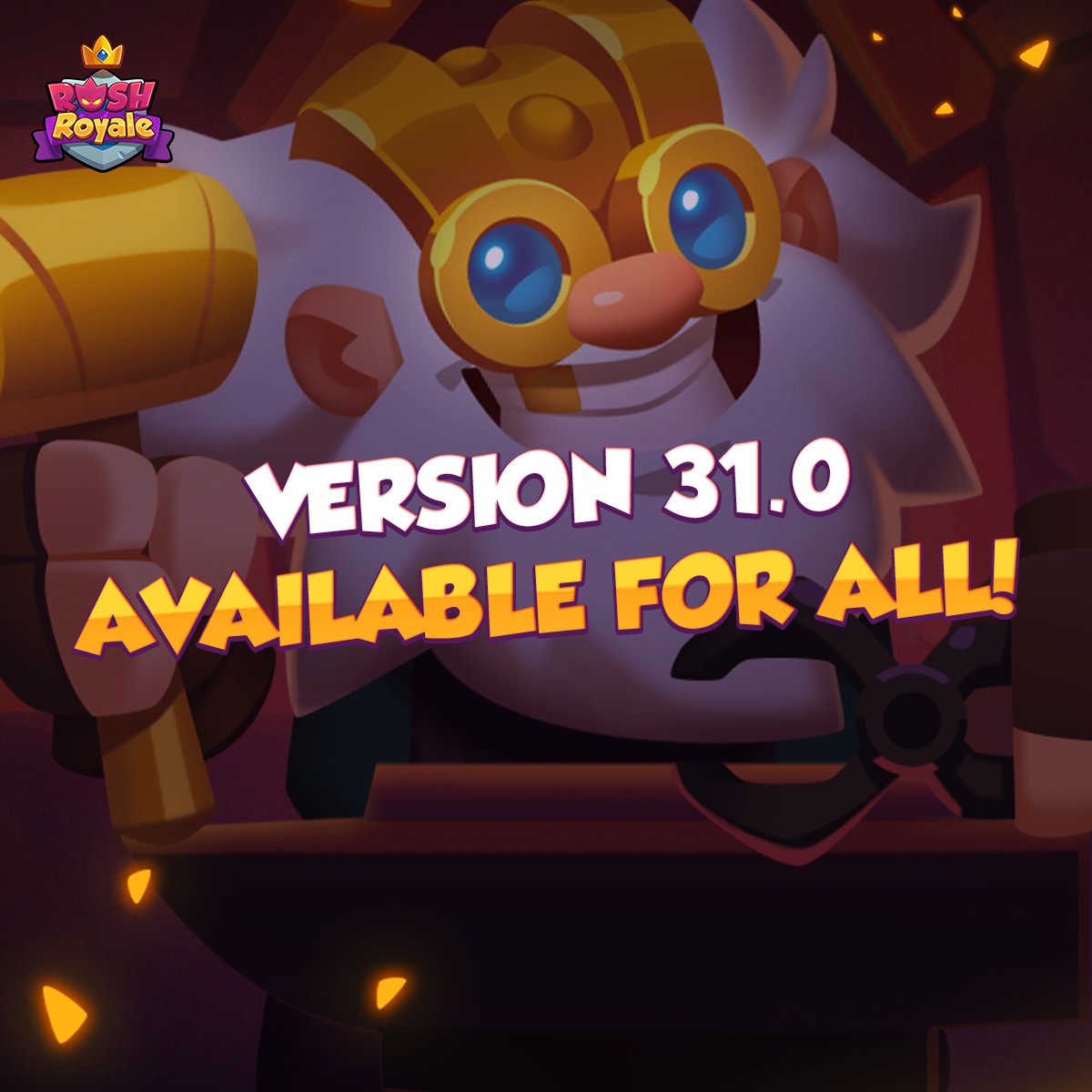 📢 Update 31.0 is 100% released! 

New Mythic rarity items, the ability to change factions on your items, updated regular events and Dragon Rift, and more!

📜 You can find more details on the update here: rushroyale.my.games/en/news/54/wel…
