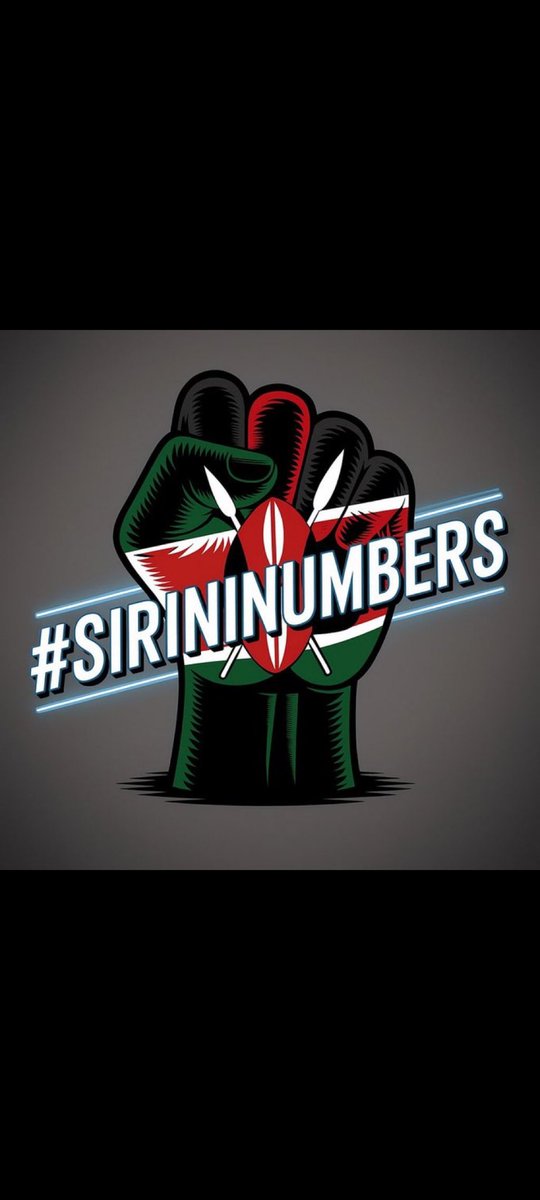 25th June 2025 
Justice for our mashujaa✊

#SiriNiNumbers
