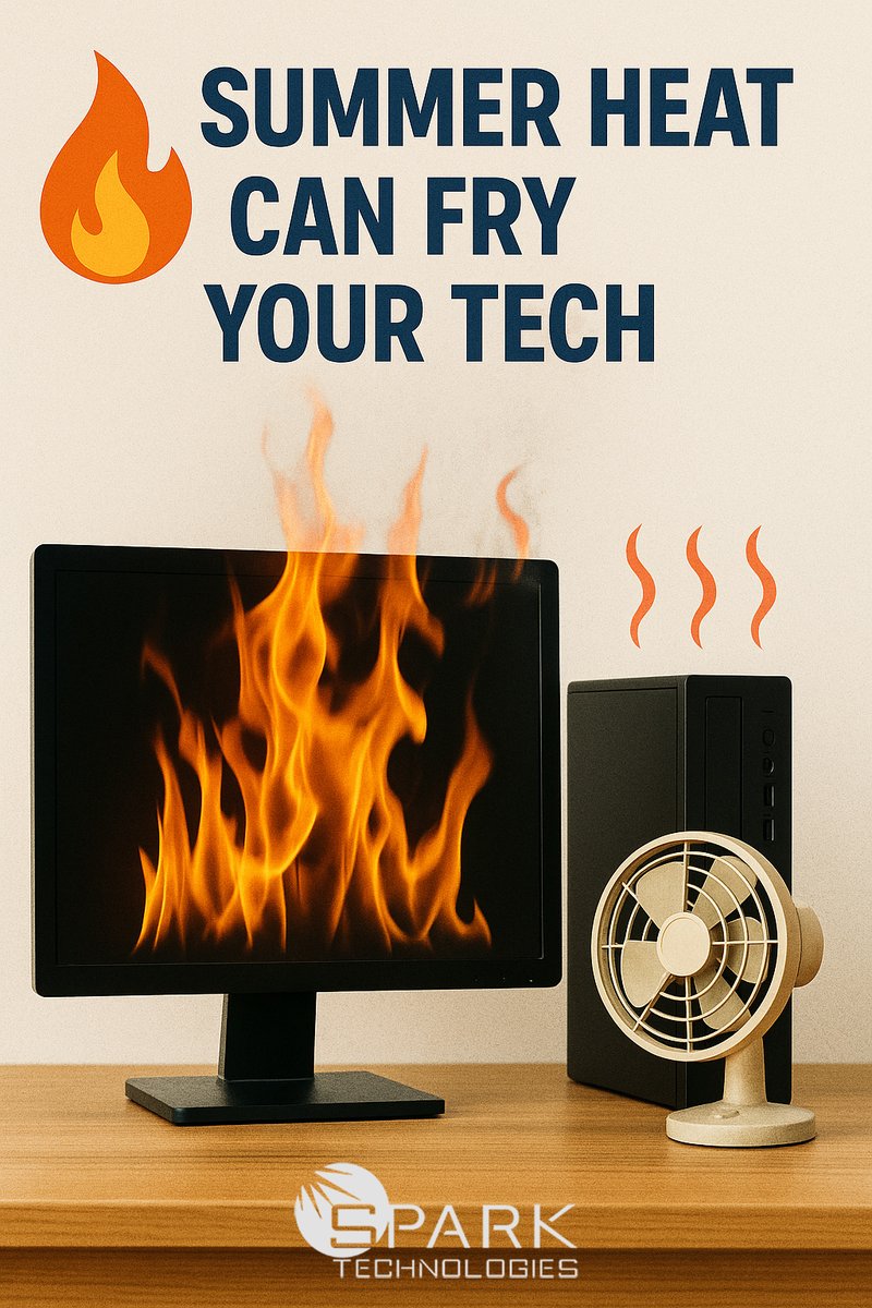 SparkTechLLC's tweet image. Is Your IT Ready for the Heat? Don’t Risk a Meltdown- mailchi.mp/sparktechllc/h…