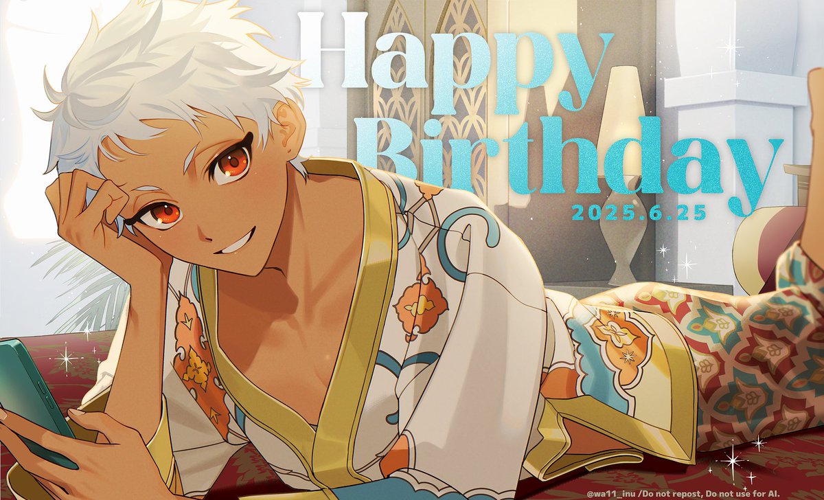 🤍🤍🤍HAPPY BIRTHDAY💙💙💙
#カリム・アルアジーム誕生祭2025