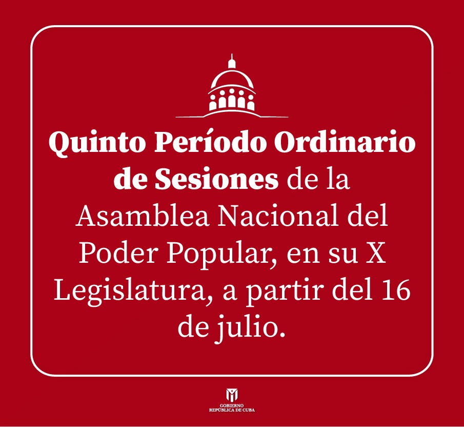 Manuel Marrero Cruz (@mmarrerocruz) on Twitter photo En los próximos días rendiremos cuenta de la marcha del Programa de Gobierno en el #XPlenoCC y en el 5to. Período Ordinario de Sesiones de <a href="/AsambleaCuba/">Asamblea Nacional Cuba</a>. Como hemos reiterado, las acciones para corregir distorsiones y reimpulsar la economía constituyen la guía de nuestro trabajo. En los próximos días rendiremos cuenta de la marcha del Programa de Gobierno en el #XPlenoCC y en el 5to. Período Ordinario de Sesiones de <a href="/AsambleaCuba/">Asamblea Nacional Cuba</a>. Como hemos reiterado, las acciones para corregir distorsiones y reimpulsar la economía constituyen la guía de nuestro trabajo.