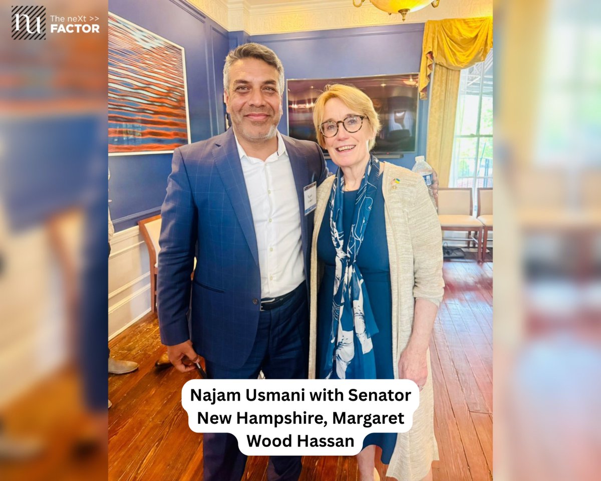 NajamUsmani6's tweet photo. Had a wonderful time with @senatorhassan of New Hampshire, who emerged victorious in one of the most competitive races in the United States Senate. Honored to make her acquaintance. https://t.co/Rj3eW650iH
