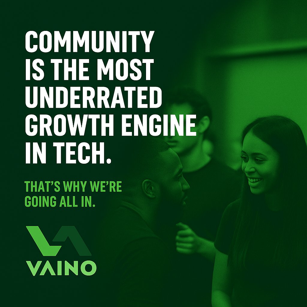 hellovaino's tweet photo. Community is the most underrated growth engine in tech. Thatโs why weโre going all in.
#VainoEngage #StudentNetwork #VainoApp https://t.co/q8e8AedlTw