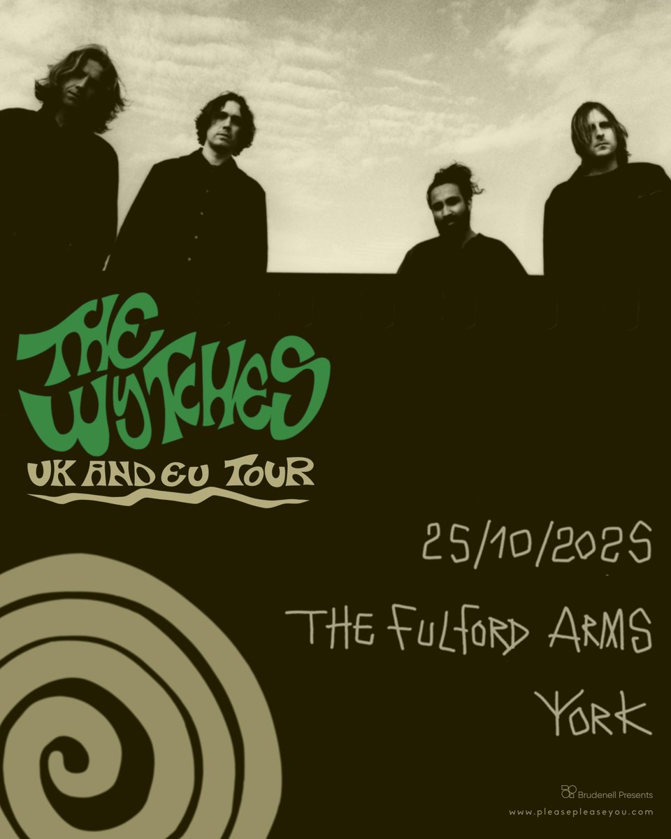 Brudenell Presents (@brudpresents) on Twitter photo Celebrating 10 years since the release of their debut record 'Annabel Dream Reader', we bring Brighton garage-rockers <a href="/TheWytches/">The Wytches</a> to The Fulford Arms on 25th October! 🔮
Playing the record in full and more, grab your tickets tomorrow @ 10AM. 🎟️
➡️ tinyurl.com/TheWytches-Lds Celebrating 10 years since the release of their debut record 'Annabel Dream Reader', we bring Brighton garage-rockers <a href="/TheWytches/">The Wytches</a> to The Fulford Arms on 25th October! 🔮
Playing the record in full and more, grab your tickets tomorrow @ 10AM. 🎟️
➡️ tinyurl.com/TheWytches-Lds