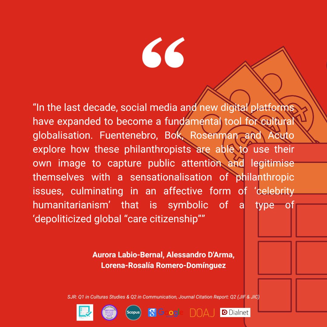 JournalCommSoc's tweet image. 📄“Philanthropy, big donors, and communication in Europe: Mapping the cases of Germany and Italy” by @LabioBernal, @LRomeroDguez, @aledar75
doi.org/10.15581/003.3…
#OpenAccess #Communication #Academic #Ownership #Philanthropy #Digital