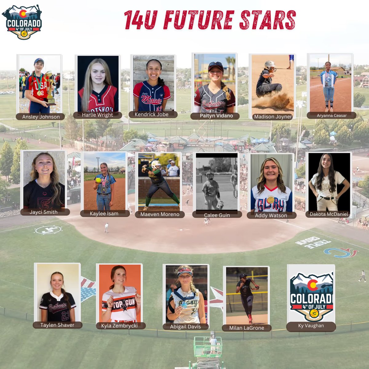 Dakota McDaniel (@dakotamcdanielz) on Twitter photo I’m excited to participate in this year’s 14u Future Stars College World Series game coming up in CO on July 3. Thanks <a href="/triplecrownspts/">Triple Crown Sports</a> for the invite, can’t wait!
<a href="/AtlVipersGold10/">Atlanta Vipers Gold - Lynch 28/29</a> <a href="/CoachMonica35/">Monica Perry</a> <a href="/LineDsoftball/">Line Drive Media</a> <a href="/ExtraInningSB/">EXTRA INNING SOFTBALL</a> <a href="/MaxPreps/">MaxPreps</a> <a href="/tagupSoftball/">tagup</a> I’m excited to participate in this year’s 14u Future Stars College World Series game coming up in CO on July 3. Thanks <a href="/triplecrownspts/">Triple Crown Sports</a> for the invite, can’t wait!
<a href="/AtlVipersGold10/">Atlanta Vipers Gold - Lynch 28/29</a> <a href="/CoachMonica35/">Monica Perry</a> <a href="/LineDsoftball/">Line Drive Media</a> <a href="/ExtraInningSB/">EXTRA INNING SOFTBALL</a> <a href="/MaxPreps/">MaxPreps</a> <a href="/tagupSoftball/">tagup</a>