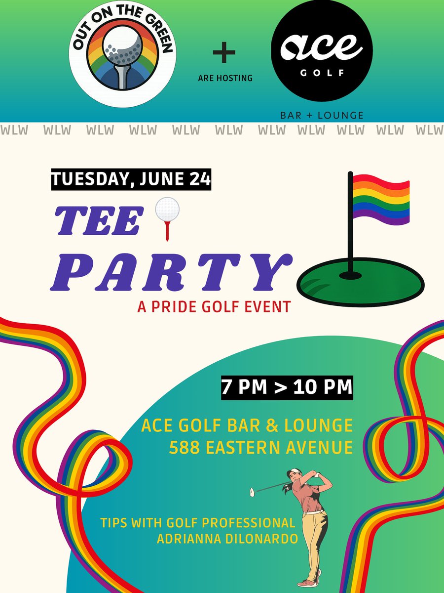 GayWomenChannel's tweet image. We're hosting a Queer Golf Night for #TorontoPride. Join us tonight at Ace Bar &amp;amp; Lounge. 

🌈🏌️‍♀️⛳️ RSVP for complimentary tickets here: docs.google.com/forms/d/e/1FAI…