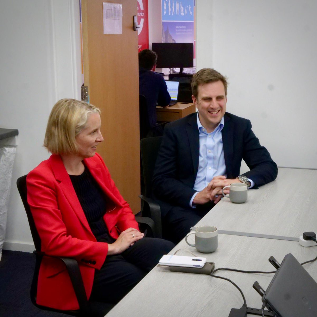 We also visited <a href="/CastleComBank/">Castle Community Bank</a> to find out more about the work they’re doing and the challenges they are facing in supporting their members and community.

Great to see you, Emma. [2/2]