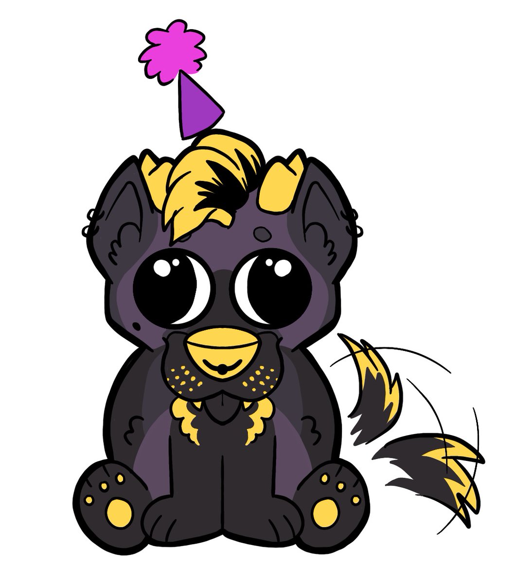 Thank you to everyone who sent me birthday messages yesterday 💜✨️

Made this birthday dog very happy!

🎨- <a href="/gallowsGalexer_/">Rodger Opossum ⏭️MLW!</a> 💜