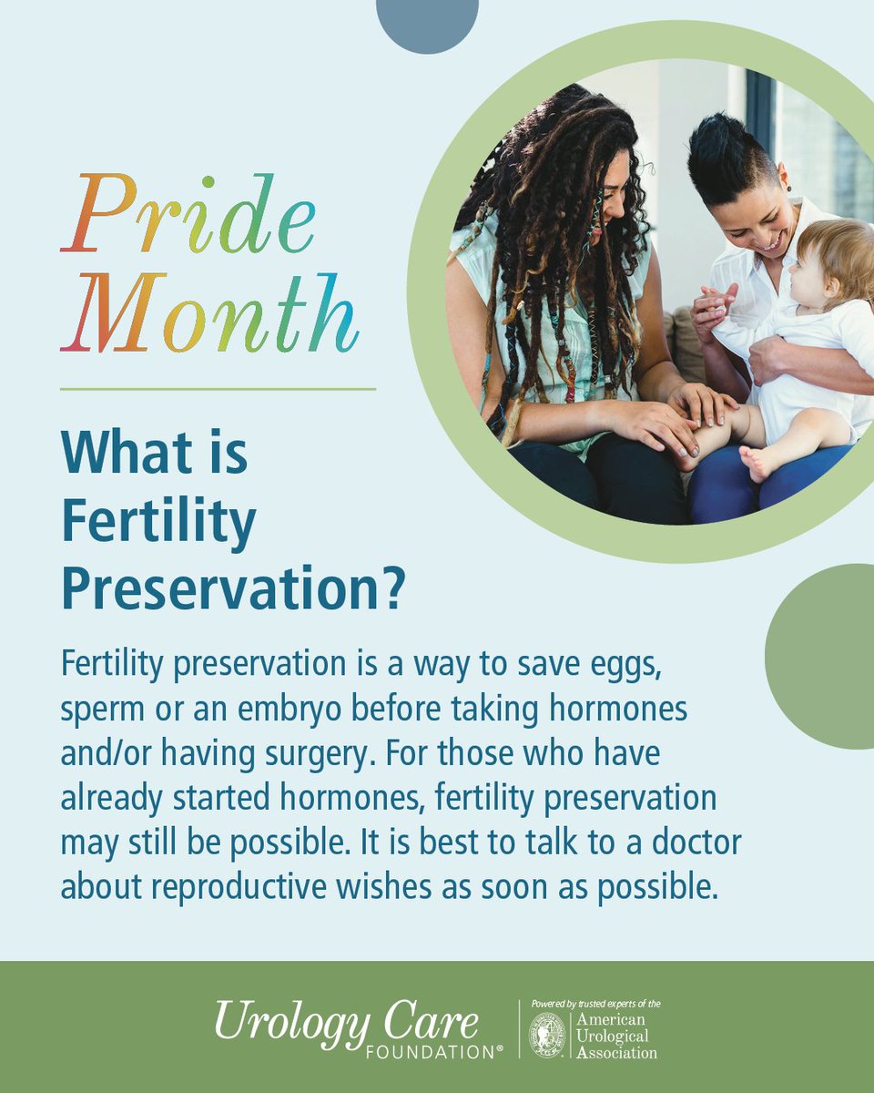 Family building for gender diverse people can take different forms. When building a family, some choose to do it by fostering, adopting, sex or with the help of assistive reproductive technology like fertility preservation. #PrideMonth

Click for more 👉 bit.ly/3xs46L6