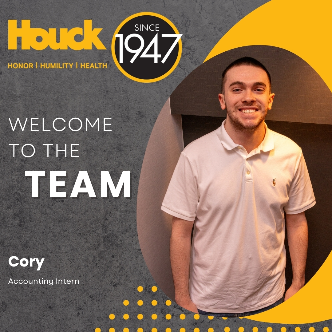 ✨Talent Tuesday✨

Welcome Cory to the Houck team! 🎉

#HouckTeam #NewHire #AccountingIntern