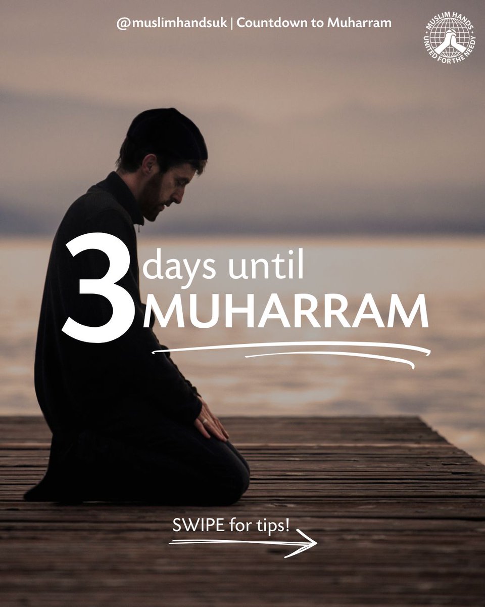 muslimhandsuk's tweet photo. 🌟3 days to go!

Just like we clean our homes before guests arrive, let’s clean our hearts before Muharram enters.

Repent, reset, realign – may Allah (swt) make it easy for you, ameen. 🤲

#muharram #muharram 2025 #islamicnewyear #islam #islamic #islamupdate https://t.co/uOYM4YIqRv