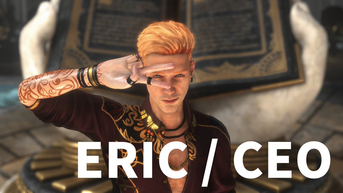 playkillerinn's tweet image. ERIC / CEO
A young entrepreneur who amassed immense wealth and grown utterly bored with life before age 30. As the sole participant who purchased an invitation with his fortune, Eric would come to understand the vastness of the world through a game that left no room for boredom.