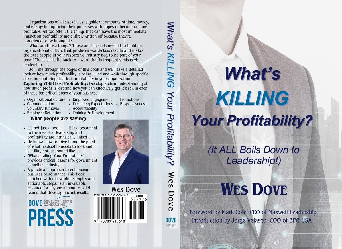 What can you expect to gain from #1 Amazon Best Seller, What's Killing Your Profitability? (It All Boils Down to Leadership!)...

Capturing YOUR Lost Profitability: Develop a clear understanding of how much profit is lost and how you can effectively get it back in each of these
