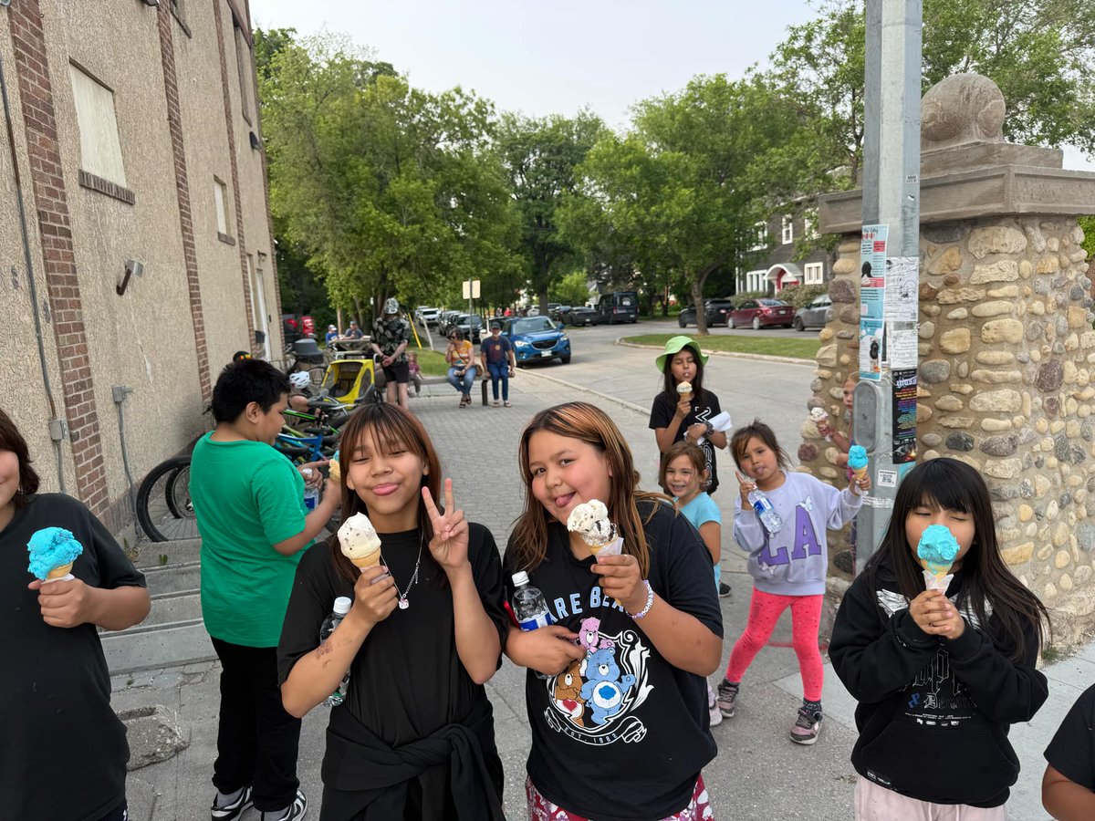 Part of #summer fun includes trips to places like The Forks or Sargent Sundae for ice cream &amp; cold treats! <a href="/Rossbrook/">Rossbrook House</a> will be open 24 hours beginning this Friday until school begins again in the fall. There will be daily meals, outings and lots of activities.  🍦 #icecream