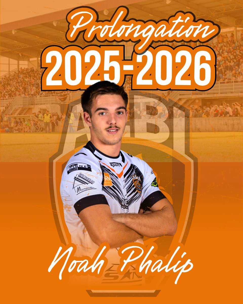 Thibault Correges et Noah Phalip poursuivent l’aventure avec Albi Rugby League ! 🐯
👉 Fidèles à notre volonté de donner la priorité aux jeunes, ils continueront d’évoluer en Super XIII, avec l’opportunité de prendre encore plus d’ampleur cette saison.
👏 Félicitations à eux 🧡🖤