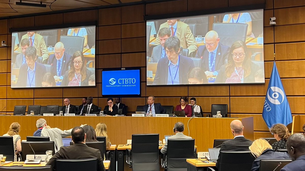 EU Delegation Vienna 🇪🇺 (@euunvie) on Twitter photo .<a href="/CTBTO/">CTBTO</a> PrepCom64 #EU reaffirms its commitment to #CTBT universalisation & EIF
IMS Sustainment Strategy remains essential for sustainability & effectiveness of the verification regime
29.5M € in extra-budgetary support from EU for IMS & capacity building in developing countries .<a href="/CTBTO/">CTBTO</a> PrepCom64 #EU reaffirms its commitment to #CTBT universalisation & EIF
IMS Sustainment Strategy remains essential for sustainability & effectiveness of the verification regime
29.5M € in extra-budgetary support from EU for IMS & capacity building in developing countries