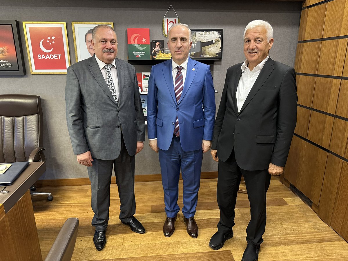 Genel İdare Kurulu üyemiz Mehmet Salih Kahraman ve Mardin’de milletvekili ve büyükşehir belediye başkan adaylıklarımızı yapan Mehmet Ali Kılıç Bey’lere ziyaretlerinden dolayı teşekkür ederim.