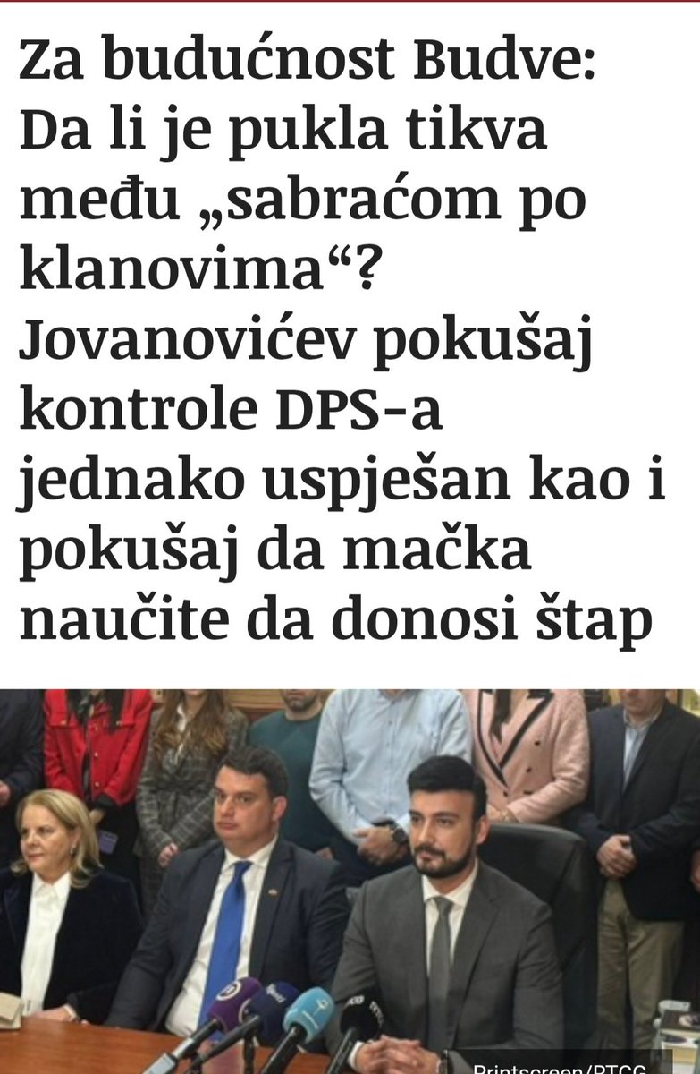 Jeste...istina je!  Sjednicu SO Budva sam odložio zbog svađe sa Jovanovićem!

Siguran sam da ovako počinje svaki san vojvode Mandića, recitatora iz Mojanovića, i svakog negatora pomirene, građanske i slobodne Crne Gore.

Koleginice Pićan, znam da jedino u slučaju naše svađe, vaš