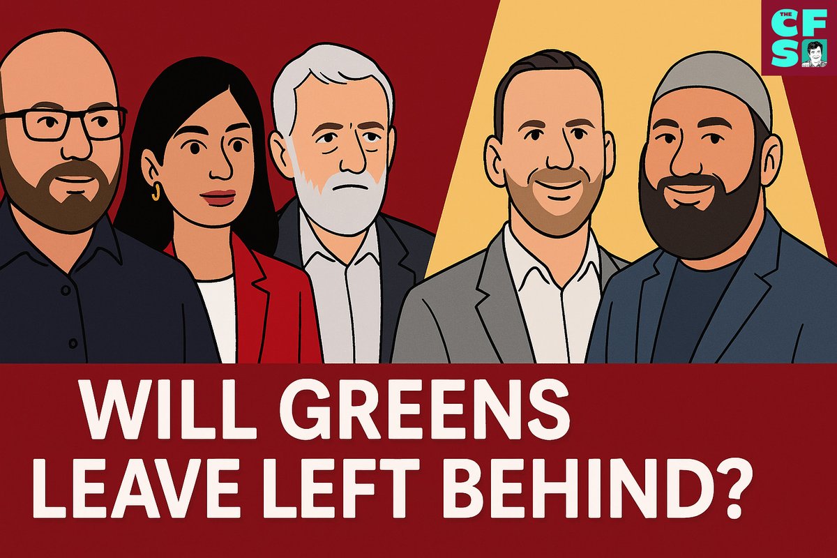 🚨 New Discussion: Will Greens Leave Left Behind?
As the left vacillates on launching a new party, are the Greens stepping into the spotlight?
Hear key voices on the future of UK politics.
youtu.be/HXNoTB8ZVoM