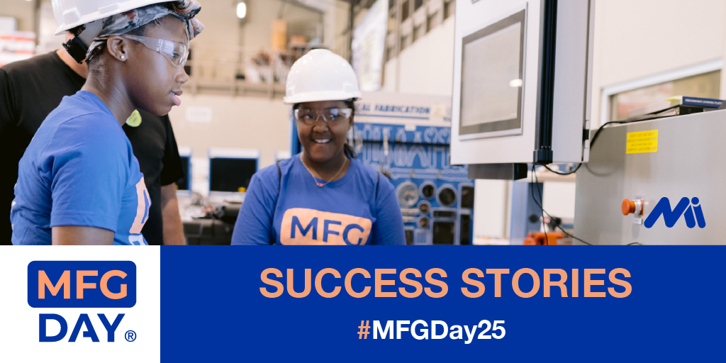 📣 What’s one thing that made your MFG Day event successful last year? Quote-retweet this and let other hosts learn from your win.

#MFGDay25 #ShareTheSuccess #ManufacturingCommunity #Manufacturing #CreatorsWanted