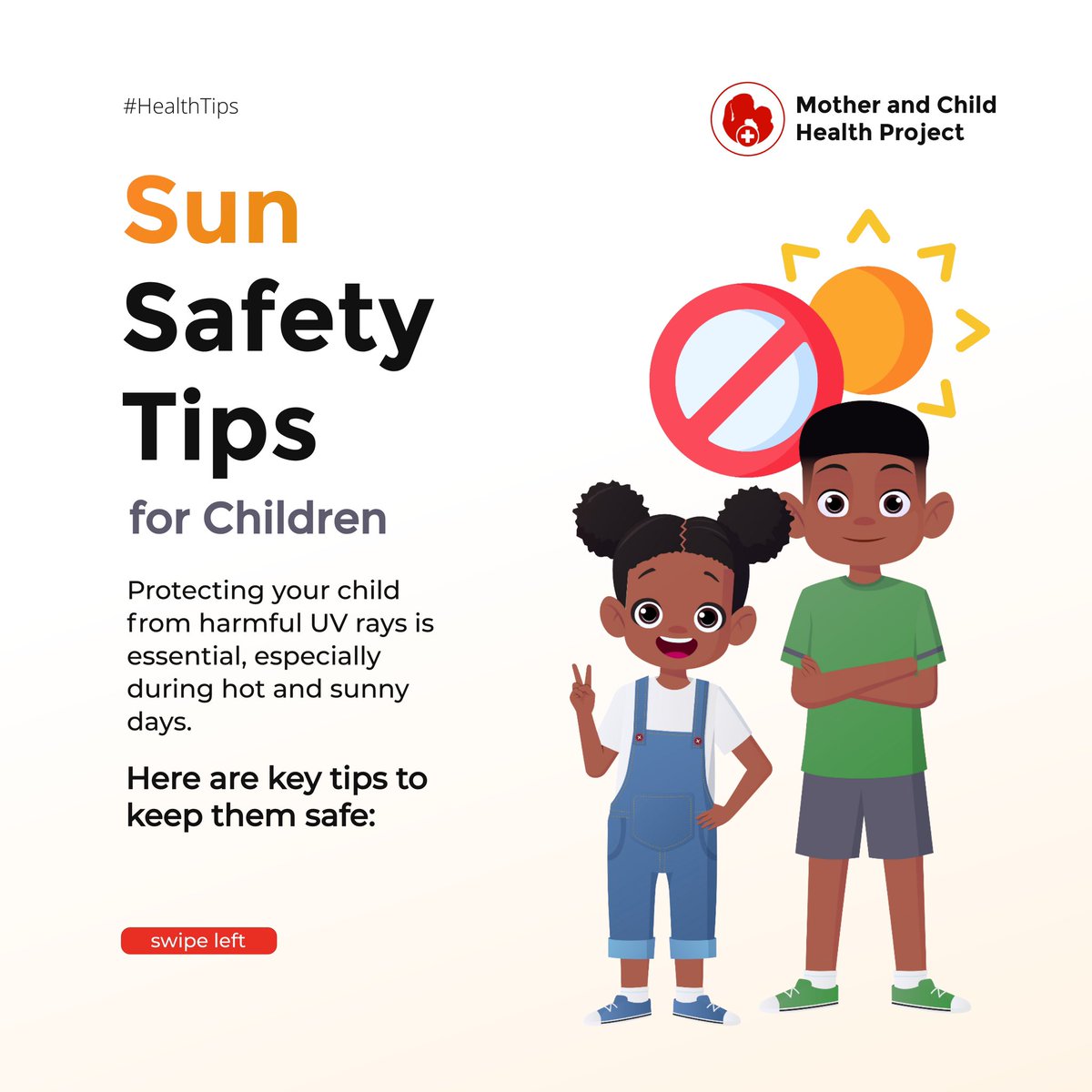 MCHProject's tweet photo. Sun Safety Tips For Children 🌞

#SunSafetyForKids #HealthyKids #UVProtection #ChildHealthTips #MCHP https://t.co/ZMd0FpTkmB