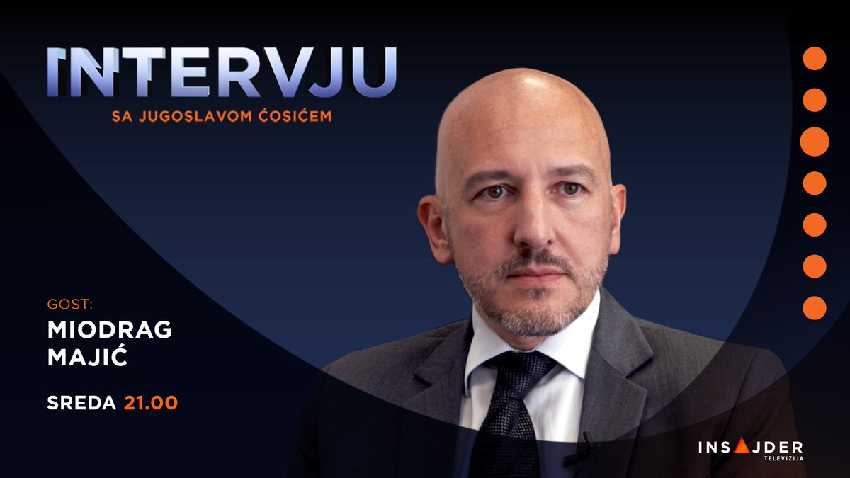 INSAJDER INTERVJU – Gost: Miodrag Majić, sudija Apelacionog suda u Beogradu, o pravdi između politike i pravosuđa. Sreda u 21h #InsajderTV