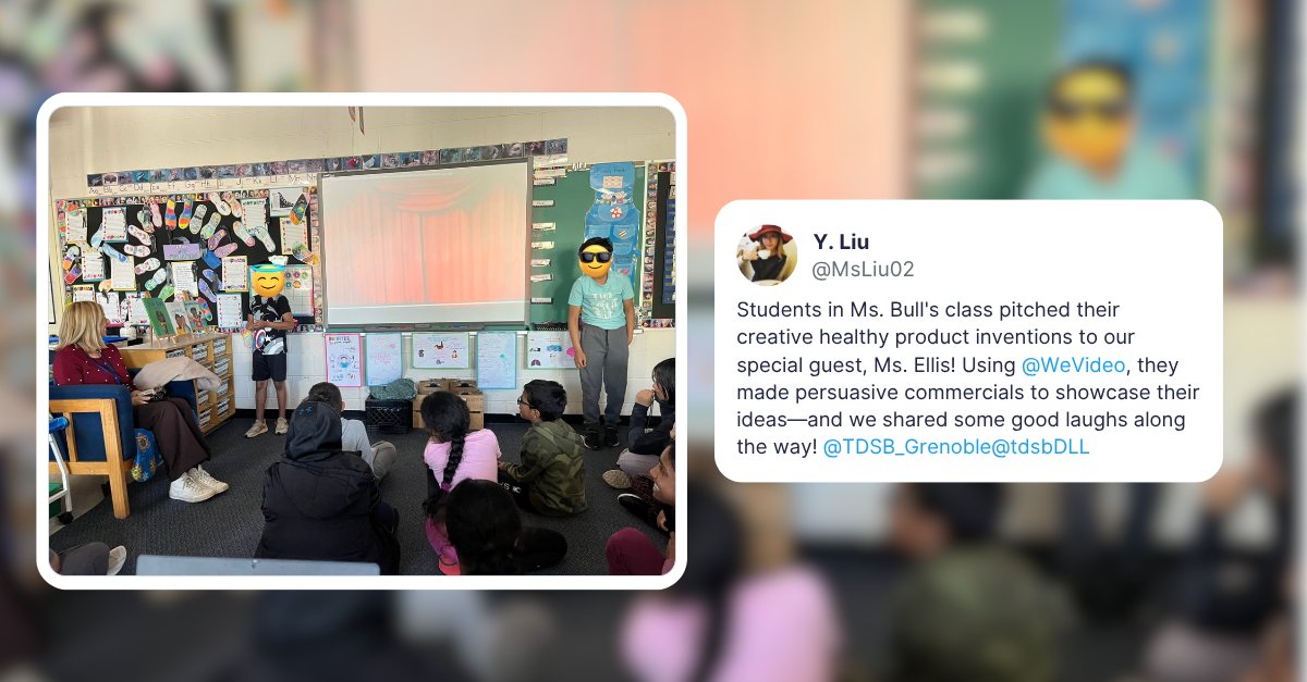 We love seeing classrooms come alive like this with WeVideo 💡

#edtech #videoprojects