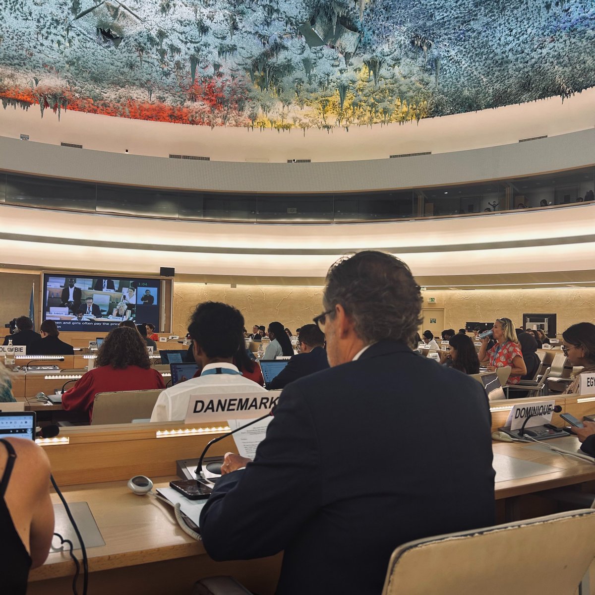 Denmark in UN Geneva ๐ฉ๐ฐ (@dkunmisgva) on Twitter photo Today we celebrate International Day of #WomenInDiplomacy ๐ฅณ
At #HRC59, ๐ฉ๐ฐ on behalf of ๐ธ๐ช๐ซ๐ฎ๐ณ๐ด๐ฎ๐ธ๐ฑ๐น๐ช๐ช๐ฑ๐ป used this day as an opportunity to stress the need to further step up efforts towards ensuring womenโs full, equal & meaningful participation in peace & security efforts ๐๏ธ Today we celebrate International Day of #WomenInDiplomacy ๐ฅณ
At #HRC59, ๐ฉ๐ฐ on behalf of ๐ธ๐ช๐ซ๐ฎ๐ณ๐ด๐ฎ๐ธ๐ฑ๐น๐ช๐ช๐ฑ๐ป used this day as an opportunity to stress the need to further step up efforts towards ensuring womenโs full, equal & meaningful participation in peace & security efforts ๐๏ธ