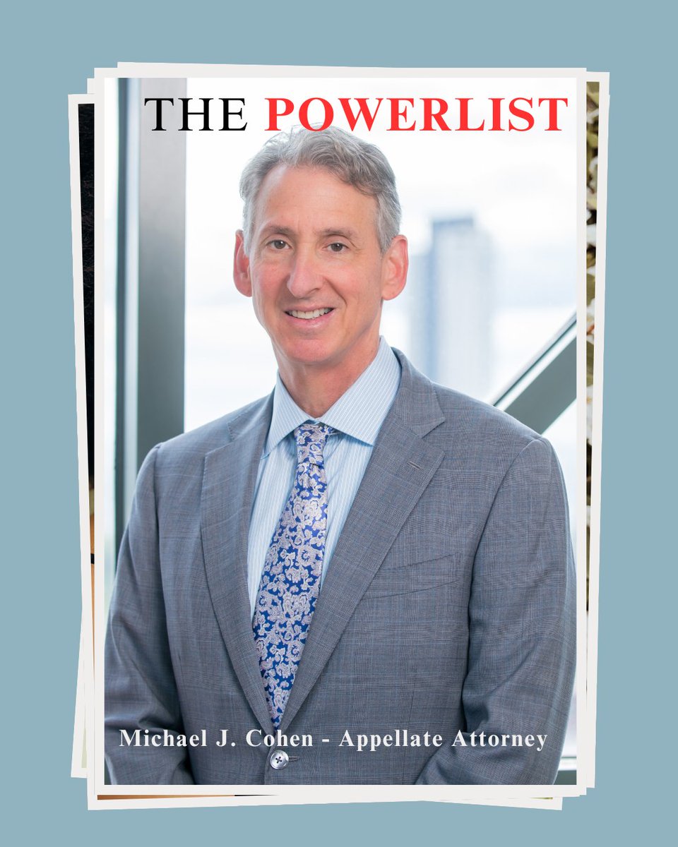 The Wisconsin Law Journal's Powerlist of Appellate Attorneys is out...and Michael J. Cohen is on it! Candidates for the Powerlist are evaluated on their professional achievements, leadership qualities, and impact on the legal field.  Congratulations Mike!
mtfn.com