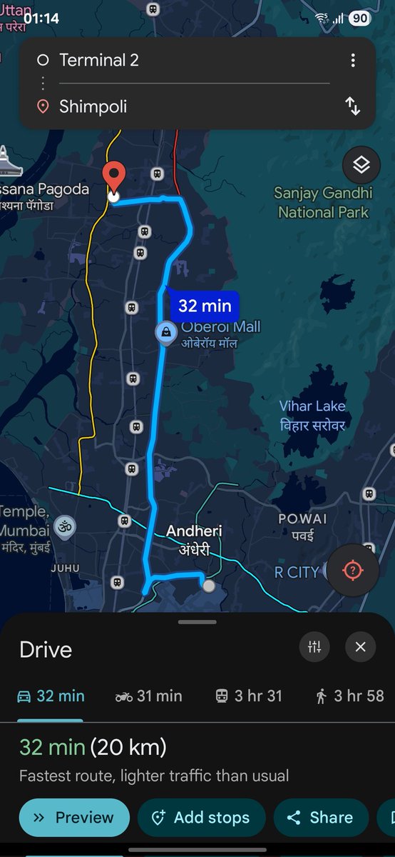 KunalTri316's tweet photo. @MumbaiRTO @MumbaiPolice @RoadsOfMumbai @nitin_gadkari Rickshaw meter tempering still continues from Mumbai Airport. But it has gone extreme now. I travelled from T2 &amp; meter read 28.9 kms against 20 kms ride and charged Rs. 623 (night charge). I am attaching pictures as evidence. https://t.co/Nl3TGA0szT