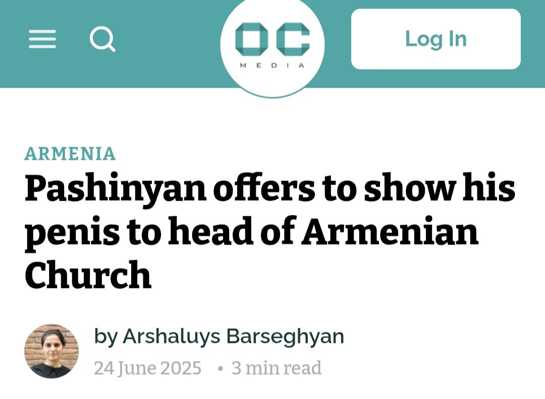 Armeniens Lyndon B. Johnson. (Auf jeden Fall Headline des Tages...)