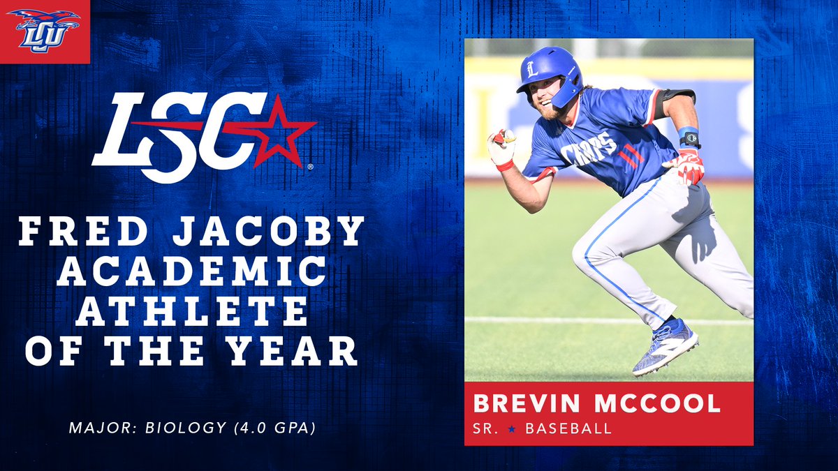 Lubbock Christian senior Biology major and baseball player Brevin McCool is the Lone Star Conference 𝐹𝓇𝑒𝒹 𝒥𝒶𝒸𝑜𝒷𝓎 𝒜𝒸𝒶𝒹𝑒𝓂𝒾𝒸 𝒜𝓉𝒽𝓁𝑒𝓉𝑒 𝑜𝒻 𝓉𝒽𝑒 𝒴𝑒𝒶𝓇. 🤩⚾️📚

🔗 bit.ly/4kTBOwE

#LSCbase #D2bsb #MakeItYours