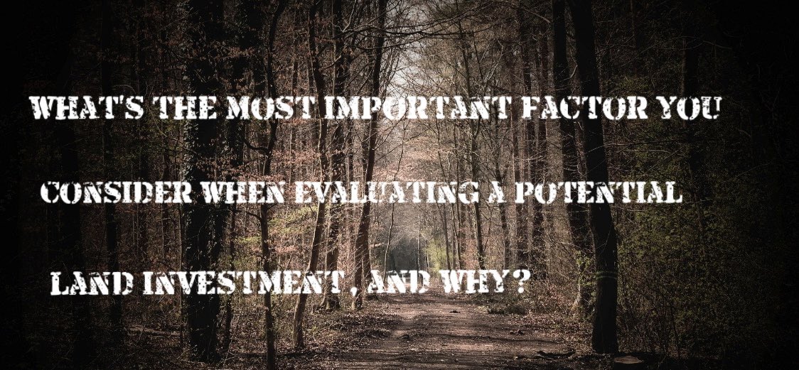 _raivphomes's tweet photo. When you're evaluating a land investment plan, what's the ‘single most critical factor’ that makes or breaks the deal for you? 🔑 Is it the location, location, location? 🗺️ The zoning regulations? 📜 Potential for future development? 🏗️ Or perhaps the current market trends? 📈 https://t.co/cpudmu56Q0