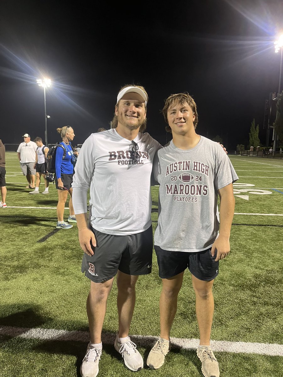 Reid Childers (@reidchilders07) on Twitter photo Went to the Brown University Football Camp yesterday and had a great experience. Thank you to <a href="/CoachW_Edwards/">Willie Edwards</a> for coaching me and helping me get better and thank you to <a href="/coach_jonke/">Mitchell Jonke</a> for having me.
<a href="/CoachJonBrooks/">Jon Brooks</a>
<a href="/JasonKCecil/">Jason Cecil</a> Went to the Brown University Football Camp yesterday and had a great experience. Thank you to <a href="/CoachW_Edwards/">Willie Edwards</a> for coaching me and helping me get better and thank you to <a href="/coach_jonke/">Mitchell Jonke</a> for having me.
<a href="/CoachJonBrooks/">Jon Brooks</a>
<a href="/JasonKCecil/">Jason Cecil</a>