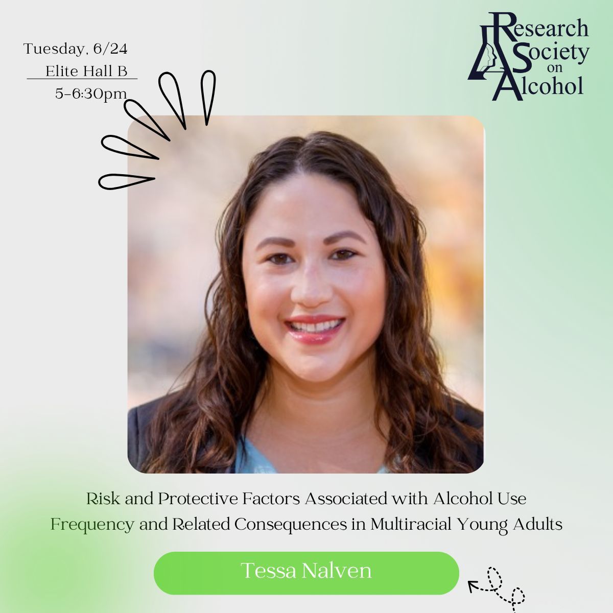 EDAR_Program's tweet image. Join us for EDAR Alumni Tessa Nalven's presentation TODAY at 5pm!
We cannot wait to hear about your work Tessa! π