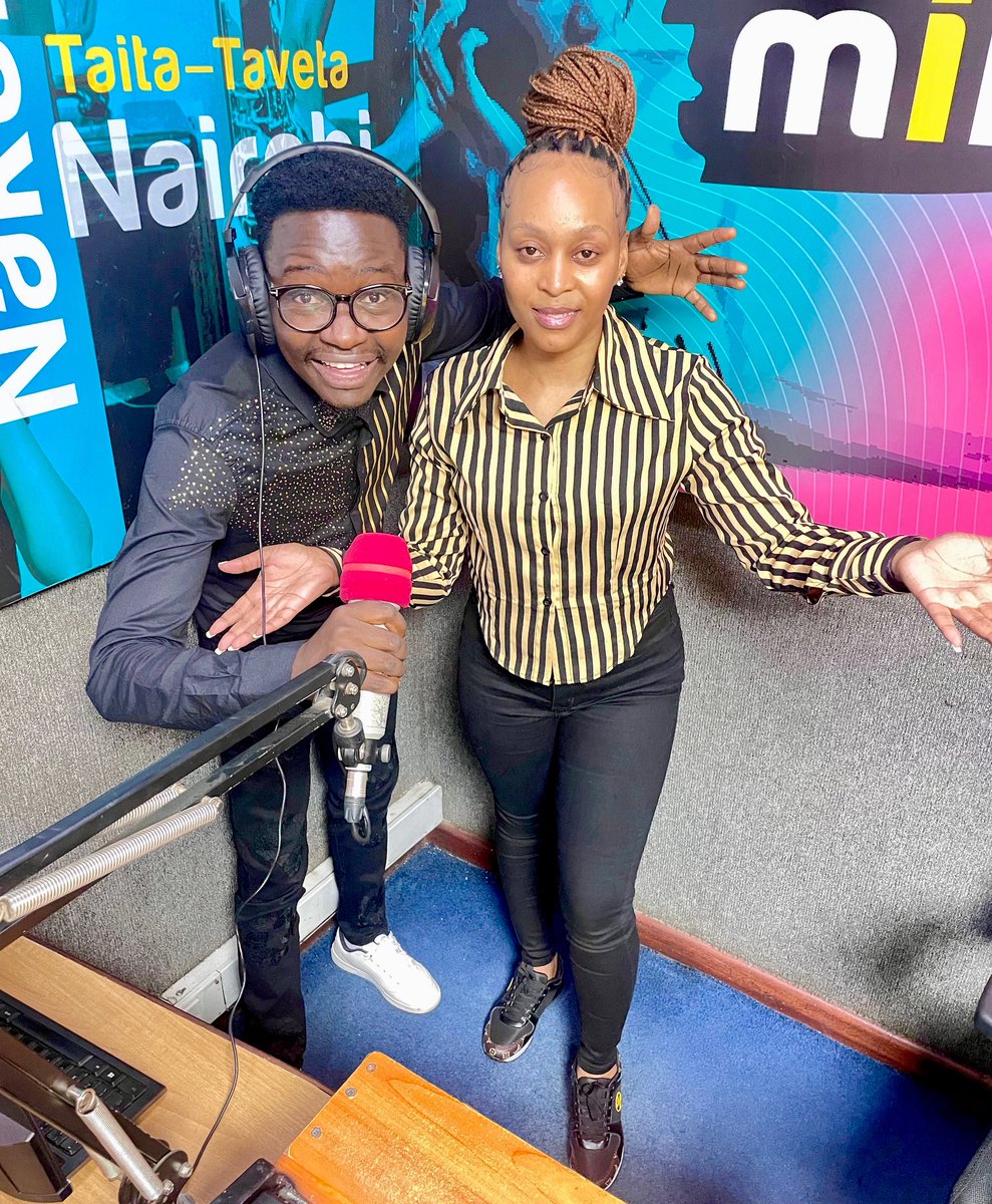 Kubwa Hii 👉 #MkamburiNaTrickyMilele ndani ya <a href="/Milele_FM/">Milele FM</a> √  <a href="/Carrie_Mkamburi/">Mkamburi</a> na <a href="/McaTricky/">Mca Tricky</a> #MbiliTosha! 6pm-10pm! Tuipige sasa 🔥🔥