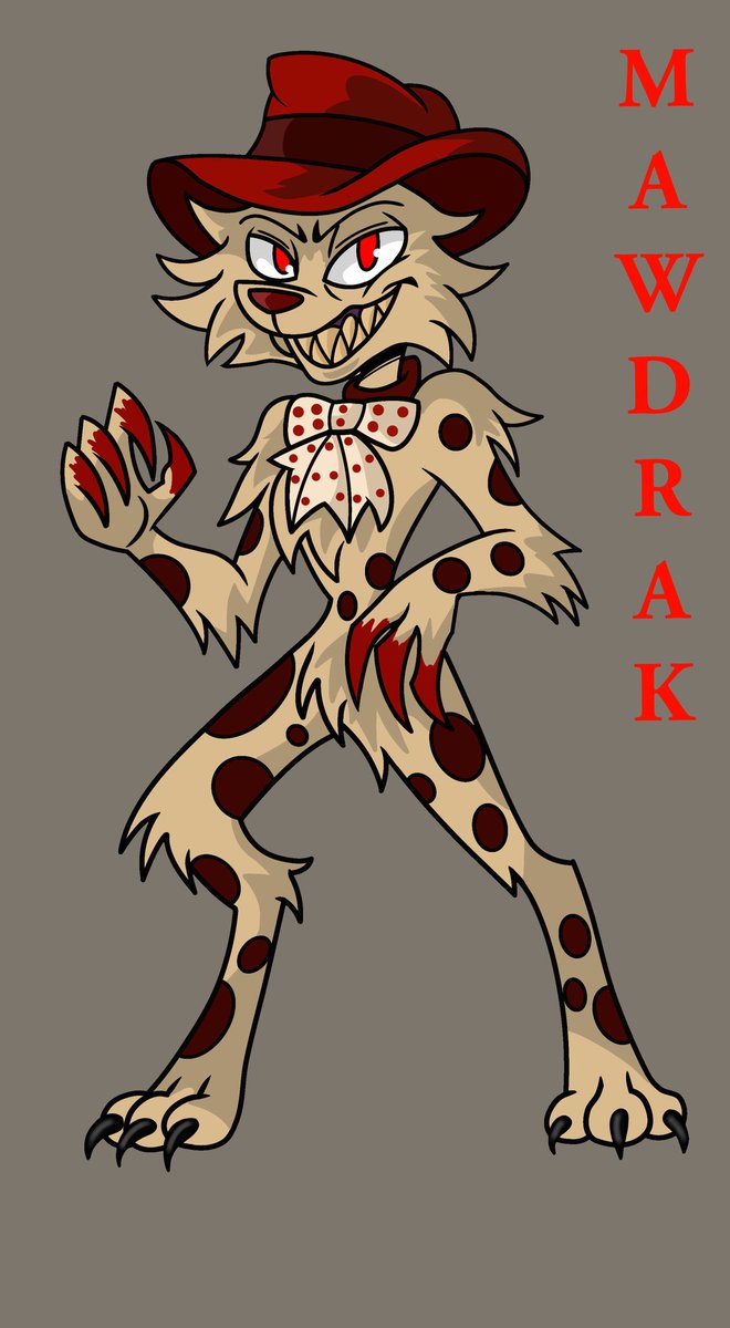 MARKOSLEON20's tweet photo. "MAWDRAK":
Wild, primitive, uncontrollable except by low-ranking demons, he loves to devour crops, animals, even humans... especially if they are asleep, he has a natural resentment towards Angora farmers and is an animal eater ๐๐บ https://t.co/XKphMbbQ6F