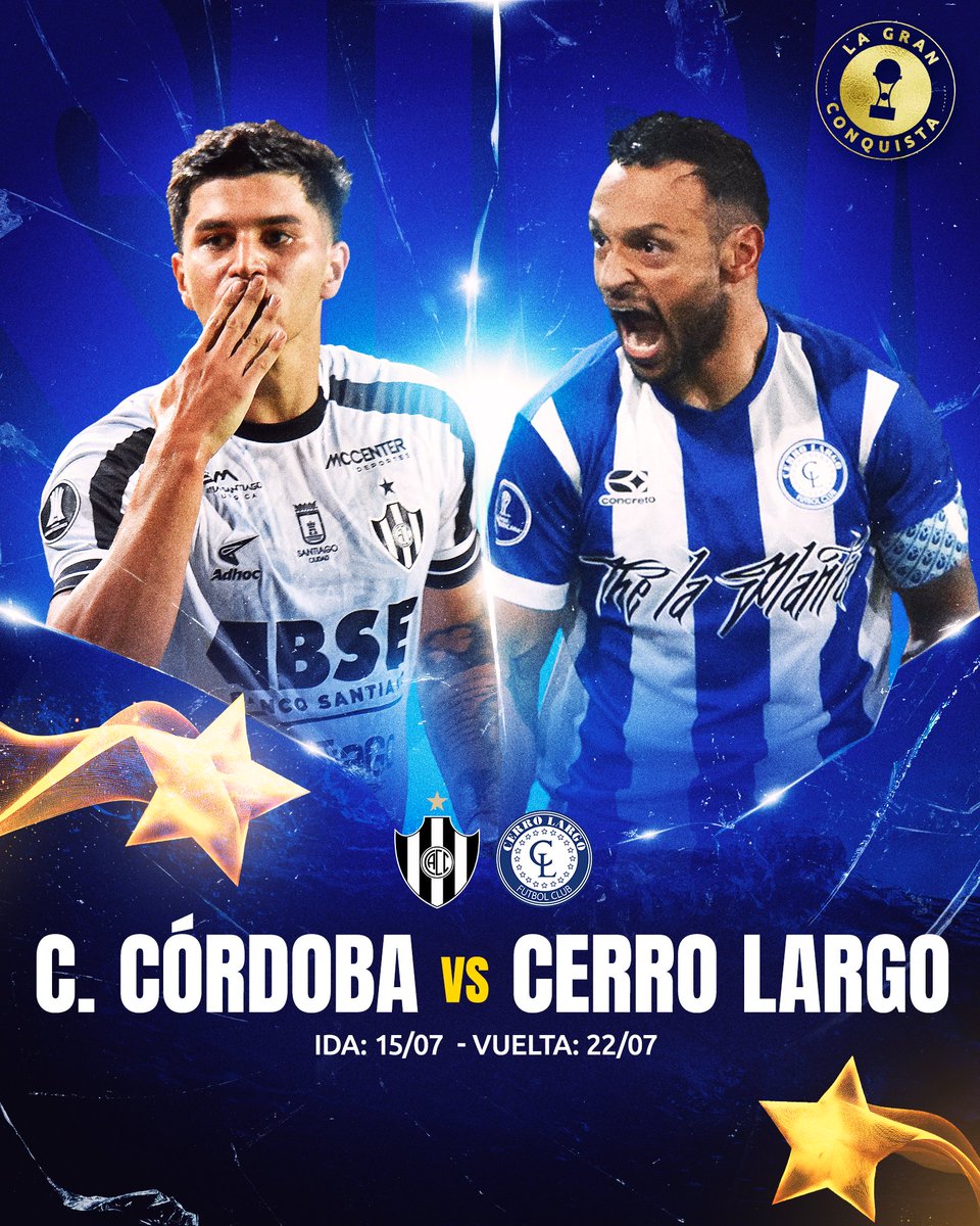 CONMEBOL Sudamericana (@sudamericana) on Twitter photo 🚂⚽️🏹 ¡A seguir haciendo historia! <a href="/cacc_sde/">Club Atletico Central Córdoba</a> 🇦🇷 y <a href="/CerroLargoFc/">Cerro Largo Fútbol Club</a> 🇺🇾 buscan dar otro gran paso en la CONMEBOL #Sudamericana 🏆
#LaGranConquista 🚂⚽️🏹 ¡A seguir haciendo historia! <a href="/cacc_sde/">Club Atletico Central Córdoba</a> 🇦🇷 y <a href="/CerroLargoFc/">Cerro Largo Fútbol Club</a> 🇺🇾 buscan dar otro gran paso en la CONMEBOL #Sudamericana 🏆
#LaGranConquista