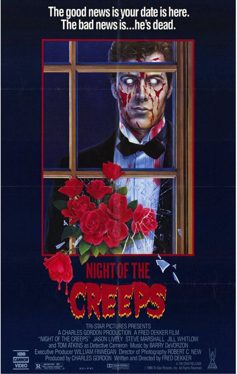 Portada del VHS/LaserDisc que se lanzó en Estados Unidos de "El terror llama a su puerta" para ámbito doméstico.