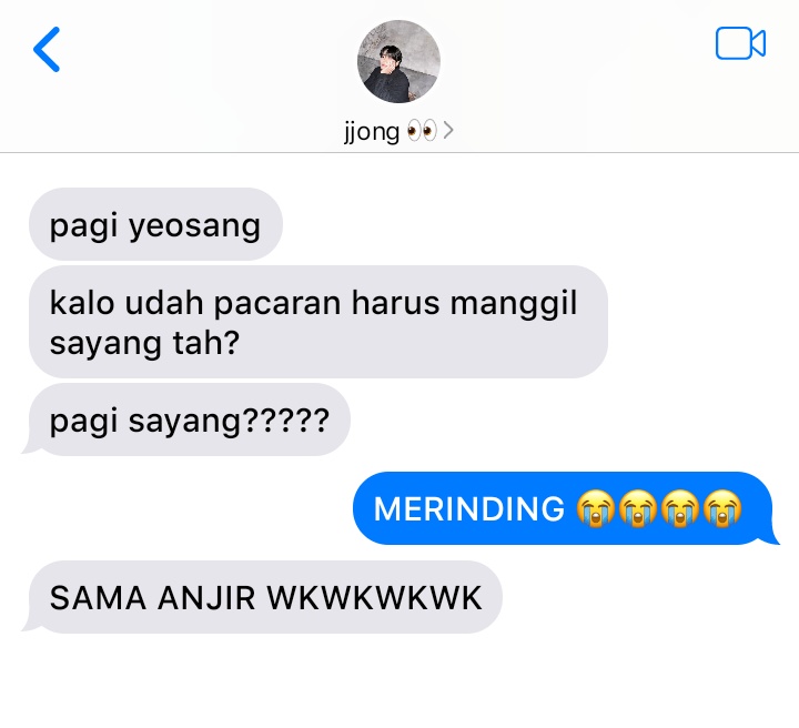 everlastingjhs's tweet photo. jjongsang few tweets au 
first time pacaran 😜 https://t.co/3IzCC7rx7V