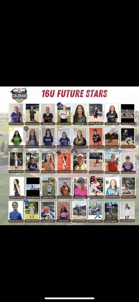 Ellie McLaughlin (@elliemac_2) on Twitter photo So grateful to be selected for the Future Stars Game at the Colorado Sparkler! Catch me on July 3rd at 7:30 PM MDT live on ESPN3!
<a href="/k_burkHEART/">Kristina Burkhardt</a> <a href="/Coach_Kramos/">Tina Kramos</a>
<a href="/CoachC_Meg/">Megan Coronado</a> <a href="/coachDp16/">Dan Paulson</a> <a href="/lizjagielski/">Elizabeth Jagielski</a> <a href="/sut24/">Chris Sutcliffe</a> <a href="/GarrettFurnal/">Coach G.</a> <a href="/CoachKristaWood/">Krista Wood</a> <a href="/GenuWinReign/">GenuWin Reign</a> So grateful to be selected for the Future Stars Game at the Colorado Sparkler! Catch me on July 3rd at 7:30 PM MDT live on ESPN3!
<a href="/k_burkHEART/">Kristina Burkhardt</a> <a href="/Coach_Kramos/">Tina Kramos</a>
<a href="/CoachC_Meg/">Megan Coronado</a> <a href="/coachDp16/">Dan Paulson</a> <a href="/lizjagielski/">Elizabeth Jagielski</a> <a href="/sut24/">Chris Sutcliffe</a> <a href="/GarrettFurnal/">Coach G.</a> <a href="/CoachKristaWood/">Krista Wood</a> <a href="/GenuWinReign/">GenuWin Reign</a>