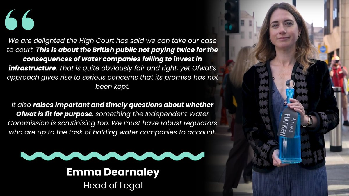 Why we are taking Ofwat to court 👨‍⚖️

"This about the British public not paying twice for the consequences of water companies failing to invest in infrastructure."