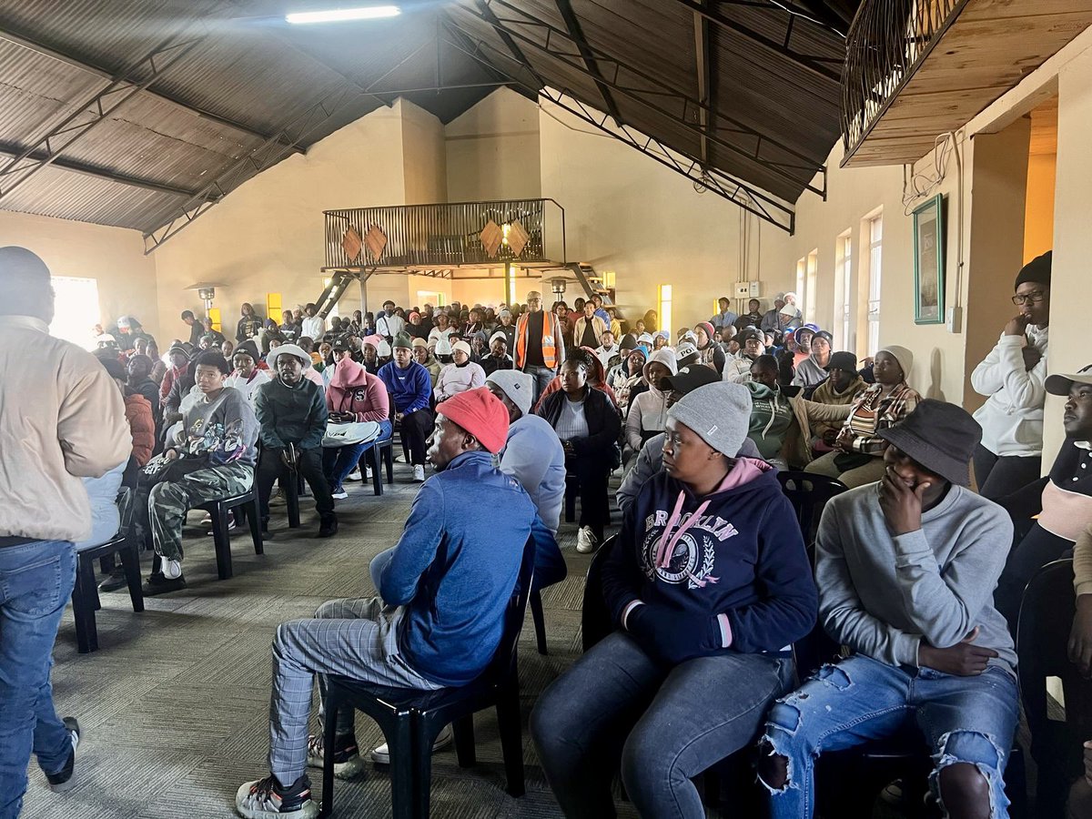Outreach| SAHRC’s Free State Provincial Office, in conjecture with the Free State Department of Rural Development and NYDA, organised Youth Month outreach event in ThabaNcho, Free State.