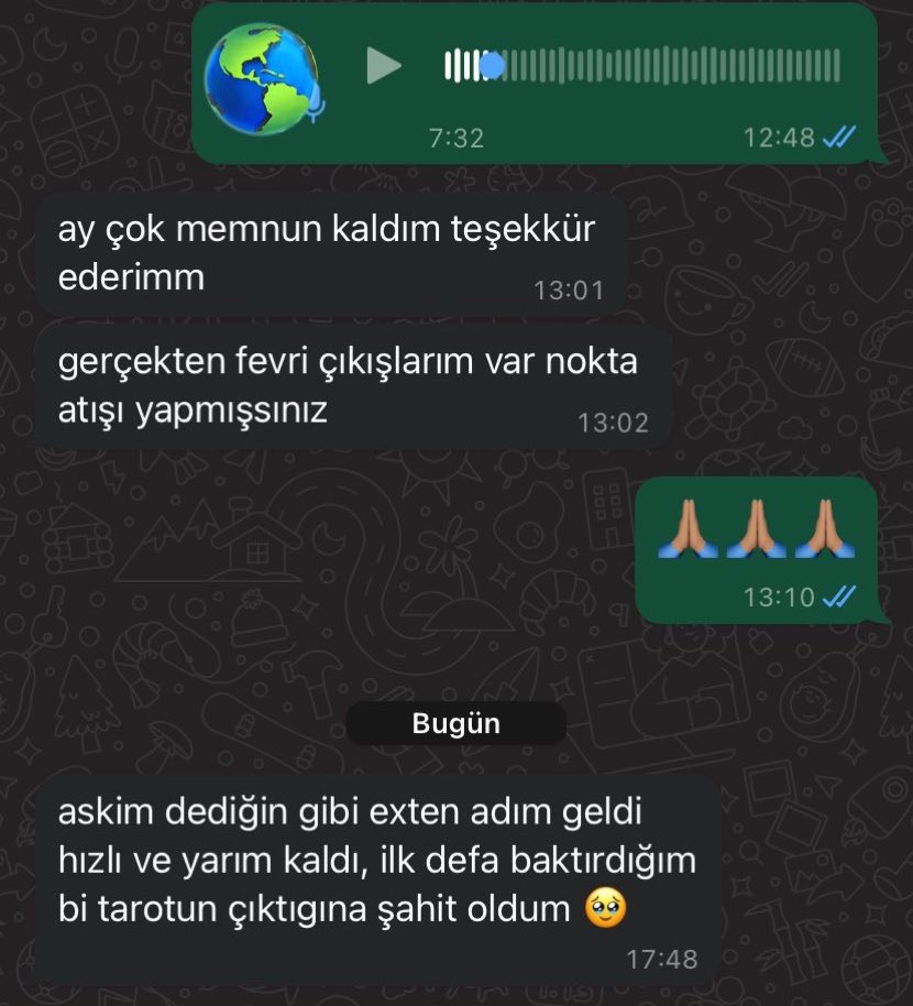 Venüs Tarot (@venustarot111) on Twitter photo Memnuniyet .. Randevu için dm ✨ Memnuniyet .. Randevu için dm ✨