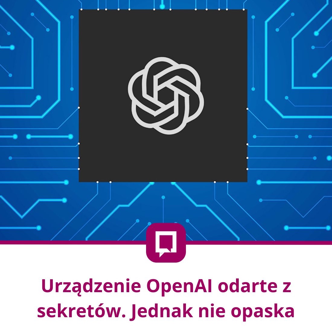 Dokumenty sądowe ujawniają plany OpenAI i zespołu Jony’ego Ive’a. Pierwszy sprzęt OpenAI nie będzie smartfonem, nie będzie słuchawkami ani urządzeniem noszonym, a premiery nie powinniśmy spodziewać się w tym roku
spidersweb.pl/2025/06/openai…