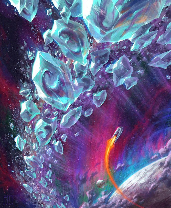 andrewkmar's tweet image. First look from Vegas this last weekend!

Mutavault
MTG: Edge of Eternities
AD: Sarah Wassell