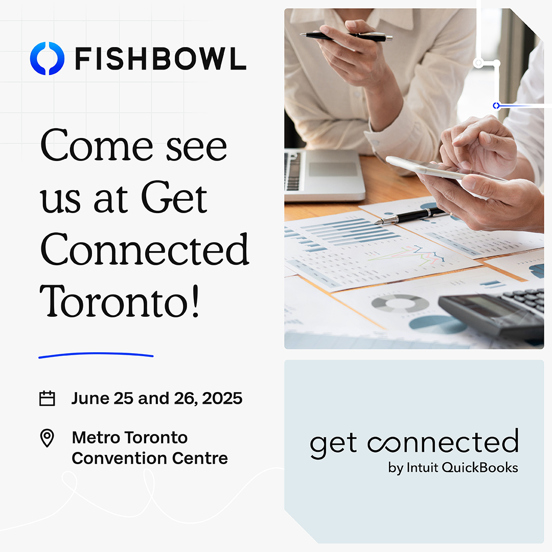 Fishbowl is heading to Get Connected Toronto, June 25-26! If you're attending, be sure to stop by our booth to see how Fishbowl + QuickBooks are transforming inventory management for accounting pros and their clients. See why we’re the #1 inventory app for <a href="/Intuit/">Intuit</a> QuickBooks!